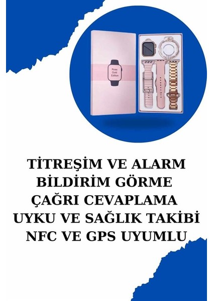 Kadınlar Için Dokunmatik Ekran Akıllı Saat ve Gamer Kablosuz Bluetooth Kulaklı - CHT8507-9554 fırsatları