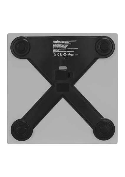 Sinbo SBS-4451 Banyo Baskülü, Sinbo Dijital Baskül, Sinbo Cam Baskül, Gri Renk fiyatları
