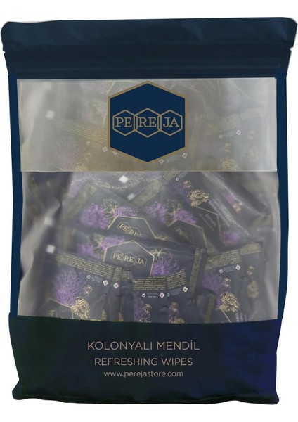 Pereja Kolonyalı Mendil 5X10 Doypack Elegance x 50
