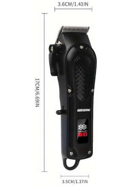 Profesyonel Saç Kesme Aleti Dijital Saç Sakal Tıraş Makinesi Uzun Ömürlü - CHT6342-8841 indirimleri
