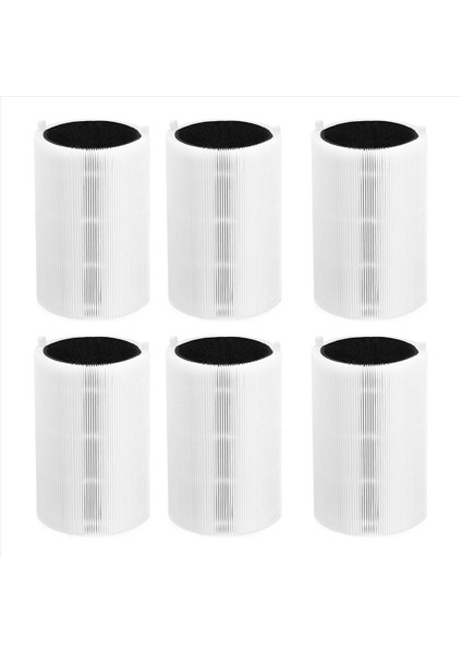 Blueair mavisi için 6x yedek filtre 411/411+ &amp Blueair 3210 Hava Temizleyici Filtresi Aktif Karbon Filtresi (Yurt Dışından)