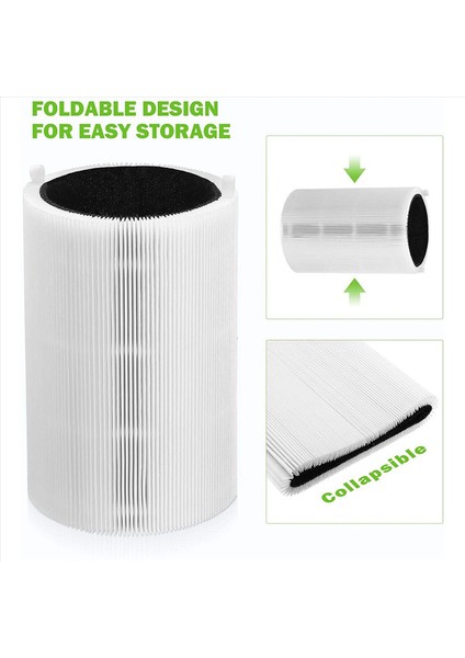 Blueair mavisi için 6x yedek filtre 411/411+ &amp Blueair 3210 Hava Temizleyici Filtresi Aktif Karbon Filtresi (Yurt Dışından)