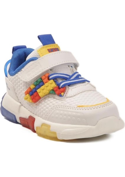 Cool Heros-Ptk 26/30 LEGO Desenli Işıklı Cırtlı Sneaker Spor Ayakkabı