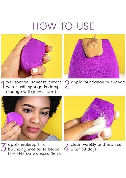 Ecotools Bioblender Makeup Sponge EC-3175 Makyaj Süngeri fiyatları