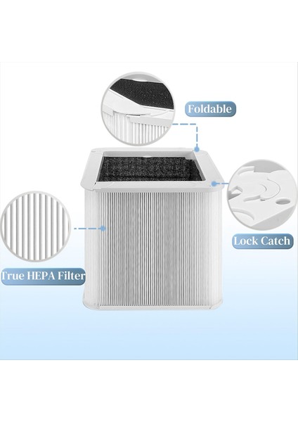 Blueair mavisi için yedek filtre 211+ hava temizleyici filtresi Premium HEPA Filtresi Geliştirilmiş Hava Kalitesi için (Yurt Dışından)