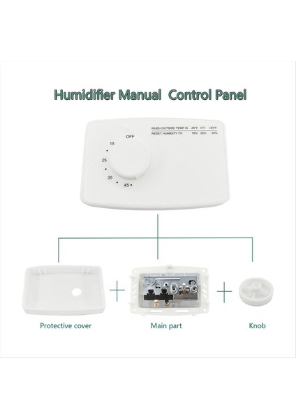 4655 Dijital Kontrol Humidistat Kontrol Anahtarı Tüm Ev Kanalı Veya Duvara Monte Edilmiş Nemlendirici Kontrolü Humidistat 110V (Yurt Dışından)