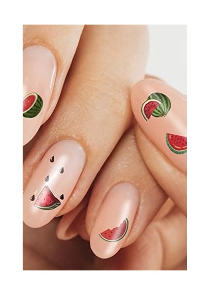 Artikel Karpuz Tırnak Dövmesi, Tırnak Tattoo, Nail Art, Tırnak Sticker fiyatları