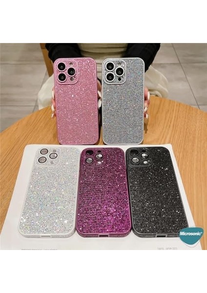 16 Pro Max Kılıf Bling Rhinestones Siyah [ 16 Pro Max ile Uyumlu Kılıf - Siyah] modelleri