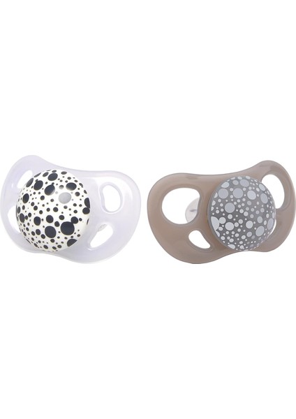 Twistshake Bebek Emziği 2’li, Gri Beyaz, 0-6 Ay
