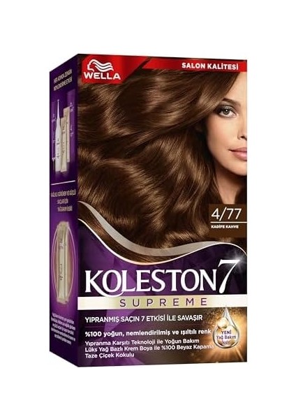 Koleston Kit 4-77 Kadife Kahve Saç Boyası