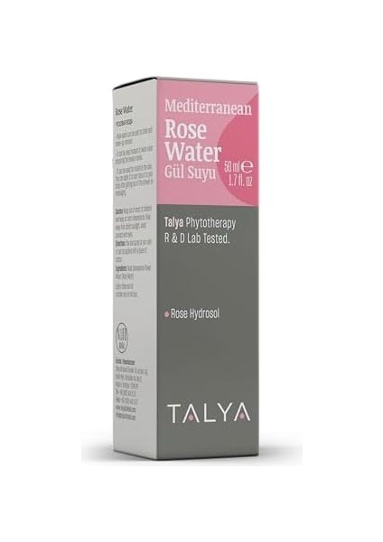 TALYA%100 Saf Gül Suyu 50 ml – Hassas Ciltler Için Avantaj, Yüz Toniği ve Nemlendirici Krem fiyatları