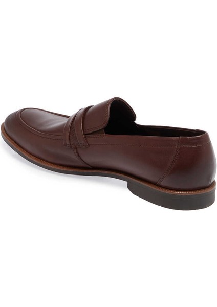 Kahve Hakiki Deri Erkek Klasik Ayakkabı - E24I1AY56681-M5Z
