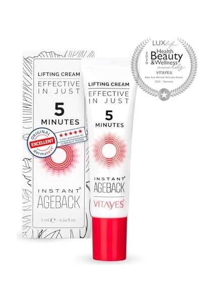 Vitayes Instant Ageback Yaşlanma Karşıtı Kırışıklık Giderici Yüz Germe Kremi 7ml