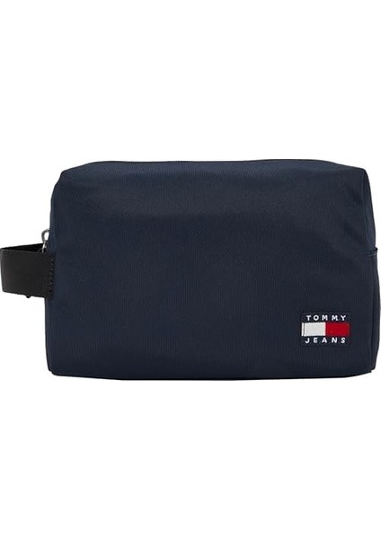 Tommy Hilfiger Erkek Tjm Ess Daily Nylon Washbag Çanta, Dark Night Navy, Tek Beden