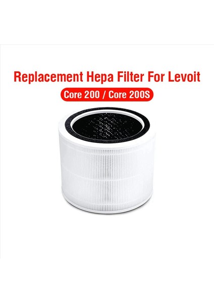 2x PM2 5 Levoit hava temizleyici çekirdeği için HEPA Filtresi 200 Aktif Karbon Filtre Çekirdeği 200s Hava Temizleyici Filtresi (Yurt Dışından)