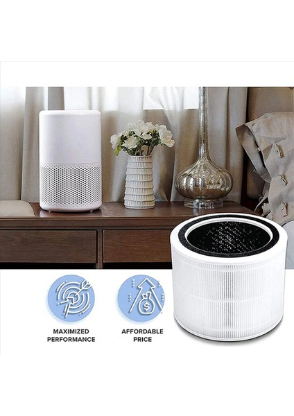 2x PM2 5 Levoit hava temizleyici çekirdeği için HEPA Filtresi 200 Aktif Karbon Filtre Çekirdeği 200s Hava Temizleyici Filtresi (Yurt Dışından)