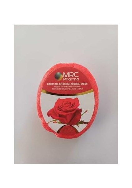 Mrc Pharma Kırmızı Gül Özlü Doğal Süngerli Sabun