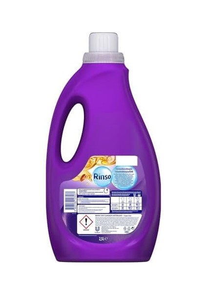 Rinso Sıvı Çamaşır Deterjanı Komple Bakım Serisi Argan Özü Renkliler ve Siyahlar Için 2.5 L