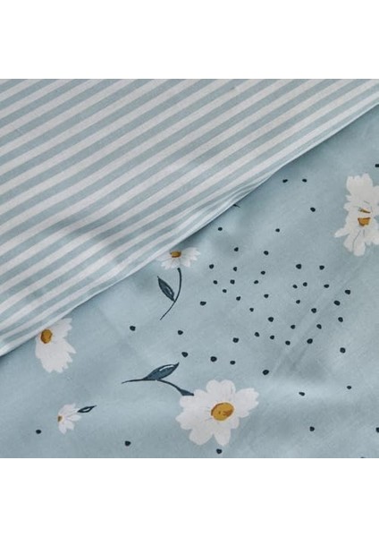 DAISY%100 Pamuk Çift Kişilik Nevresim Takımı Mint Mavi (Pp) fiyatları