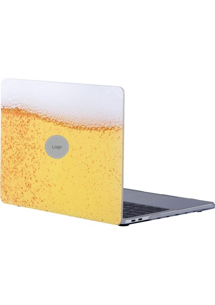 MacBook Kılıf Air 13 Inç Uyumlu Sert Hardcase Tpu Koruyucu Ince Hafif Laptop Kapak Fizzy Desenli Kabarcıklı Görünüm Lazer Baskılı Darbe Emici Çizilme Karşıtı 2010 2017 A1369 A1466 Sarı