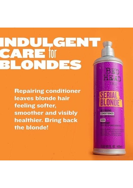 Tigi Bed Head Serial Blond Sarı Saçlar Için Saç Kremi 400 ml