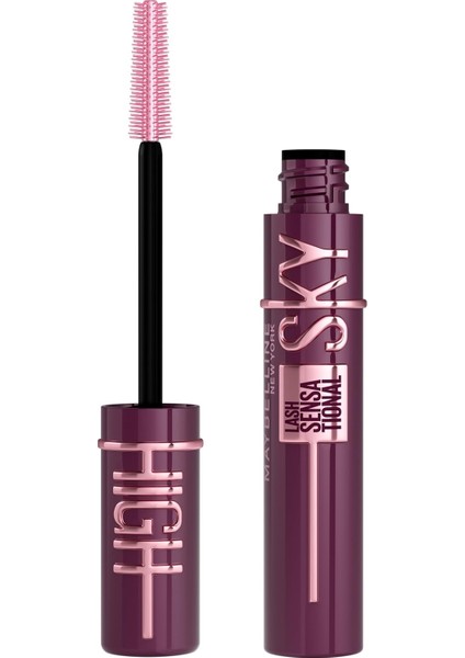 Maybelline New York Lash Sensational Sky High Maskara - Burgundy Haze modelleri