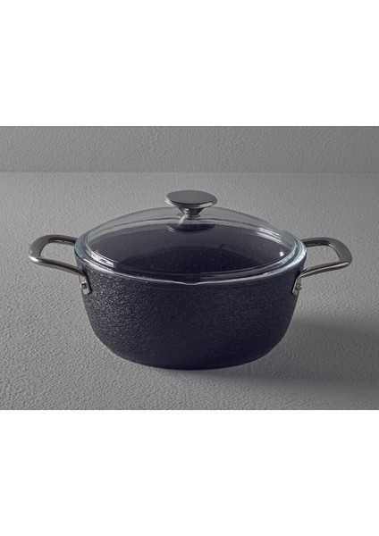 Charm Granit Derin Tencere Siyah