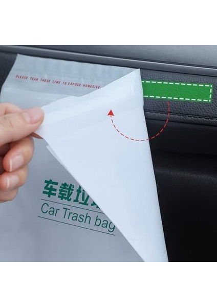 Kyrotech Kendinden Yapışkanlı Tek Kullanımlık Oto Çöp Poşeti, 20’li Paket, Sızdırmaz ve Dayanıklı Araç Içi Torba, Seyahat Için Hijyenik Kullan At, 23X18.5 cm Araba Aksesuarı modelleri
