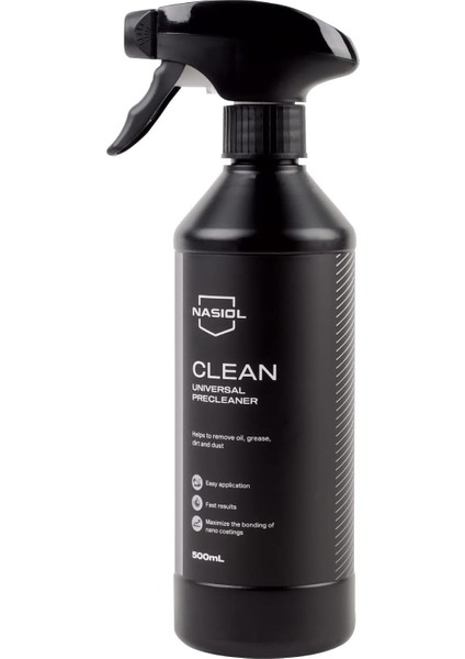 Nasiol Clean Araç,ev Genel Yüzey TEMIZLEYICI-500 Ml-Çok Amaçlı Temizleyici-Araç Temizleme, Detailing, Ultra Temizlik, Seramik Kaplama Uygulama Öncesi Temizlik