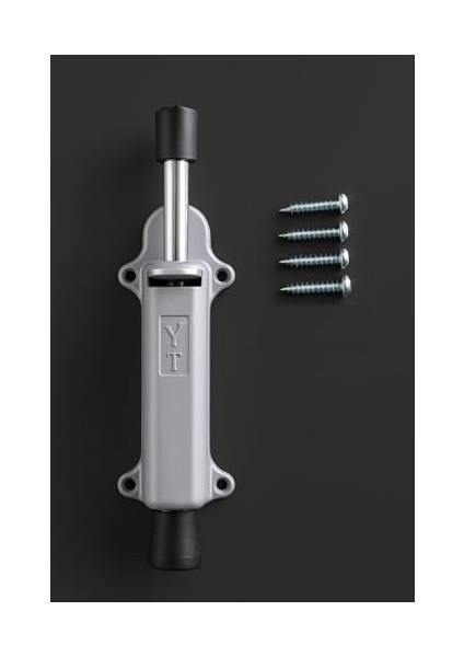 Basmalı Kapı Stoperi, Şık Tasarım, 4 Vida Dahil, Dayanıklı Metal, Montajlı, Modern Tasarımlı Kapı Tutucu, Estetik ve Ergonomik Iç Mekan Aksesuarı (Gri) fiyatları