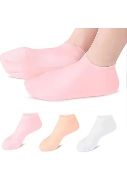 Busstier Silikon Ayak Bakım Çorabı, Nemlendirici Jel Destekli, Çatlak Önleyici, Ölü Deri Atıcı, Ayak Bakımı Için Ideal, Yumuşak ve Rahat Tasarım, Tekrar Kullanılabilir, Unisex fiyatları