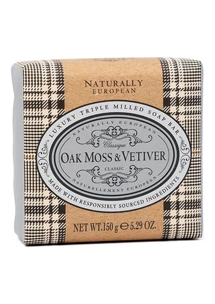 Naturally European Sabun Oak Moss & Vetiver 150 gr