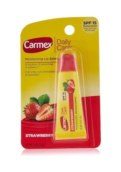 Carmex Lip Balm Çilek Dudak Kremi 10GR