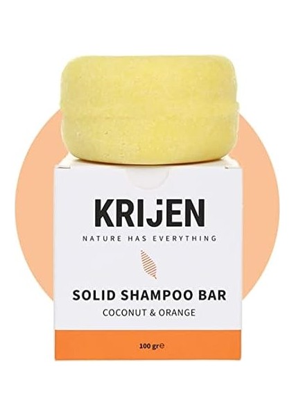 Hindistan Cevizi & Portakal Kabuğu Katı Şampuan 100 gr