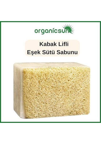 Organicsun Doğal Kabak Lifli Keçi Sütü Sabunu 120 gr x 2 Adet Tüm Cilt Tipleri Için Nemlendirici ve Yenileyici modelleri