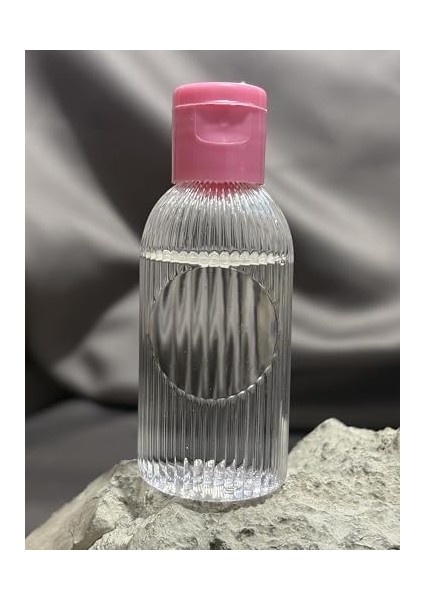 50 Adet 50 ml Boş Plastik Şişe DNZ21 Pembe Kapak