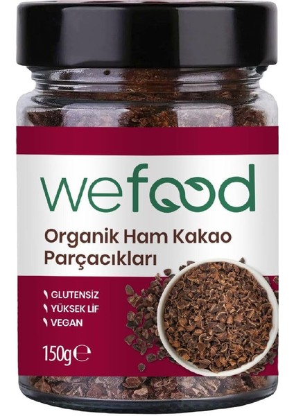 Wefood Organik Ham Kakao Parçacıkları 150 gr (Kakao Nibs) 8681749104246 fiyatları