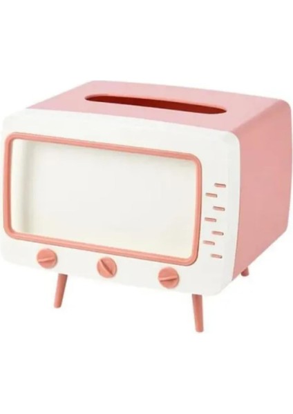 Masaüstü Retro Telefon Tutucu, Masaüstü Peçetelik Cep Telefonu,