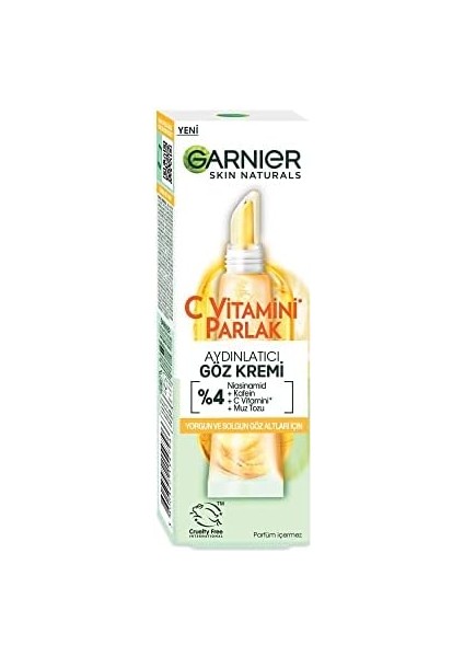 Garnier C Vitamini Parlak Aydınlatıcı Göz Kremi