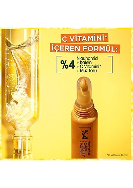 Garnier C Vitamini Parlak Aydınlatıcı Göz Kremi fiyatları