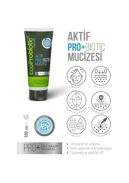 Ecoprobiotic Pro+ Volkanik Kil Maskesi Prebiyotikli fiyatları