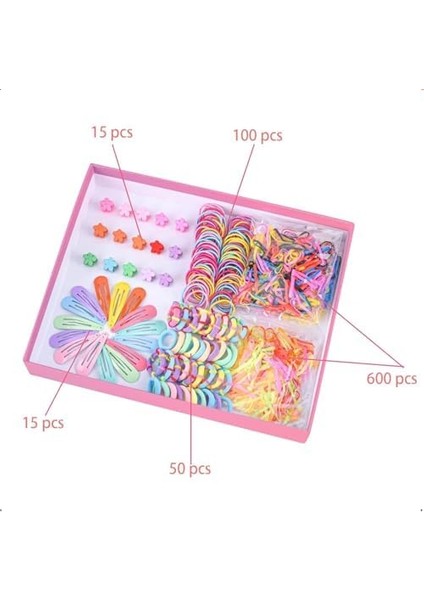 Bolivia's Kızlar Için Saç Aksesuarları, 780 Parça Kızlar Için Saç Aksesuarları Seti, Saç Tokası Saç Lastiği Seti, Esnek Saç Bantları Çiçekli Saç Tokaları, Kızlar Gençler ve Çocuklar Için Metal Tokalı modelleri