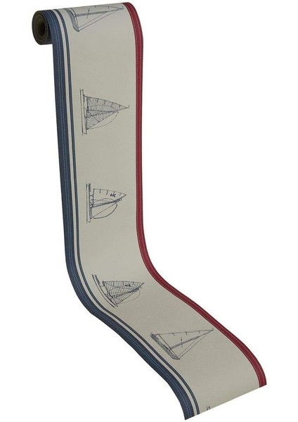 1943850.0 Duvar Kağıdı Bordürü, Çok Renkli