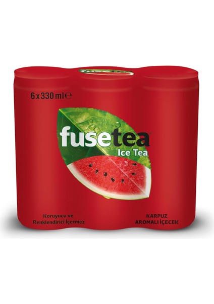 Fusetea Karpuz Aromalı Kutu 6X330 ml