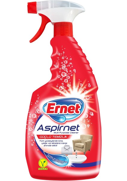 Ernet Süper Likit Aspirnet Çok Amaçlı Temizleyici 750 ml Sprey'li fiyatları