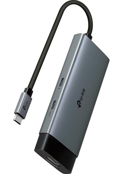 UH5020C | Usb-C 5-In-1 Hub | 4K@60Hz HDMI | 100W Hızlı Şarj | 2× Usb-A Port | 1× Usb-C Port | Tak & Çalıştır | Windows | Mac | Linux & Mobile Uyumlu