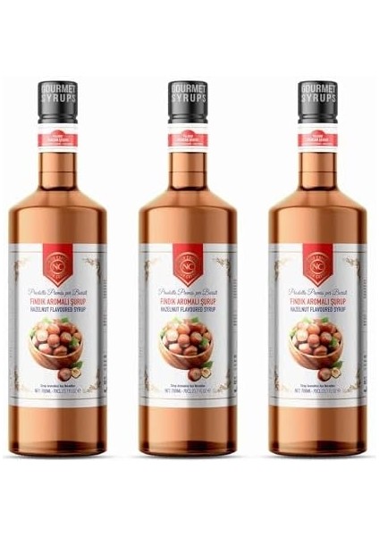 Nish Fındık Aromalı Şurup 3 x 700 ml - P fiyatları