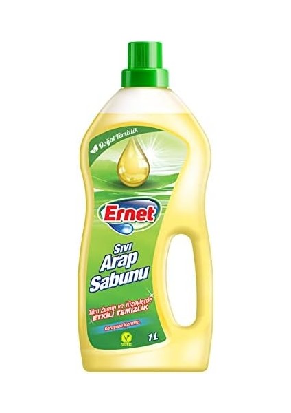 Ernet Temizlik Için Arap Sabunu 1000 ml fiyatları