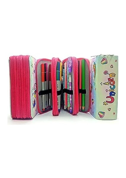 Şeker Temalı Modelist Kutusu Vegan Deri Üç Bölmeli fiyatları