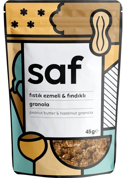 Saf Granola Fıstık Ezmeli & Fındıklı fiyatları